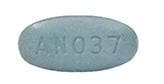 Image 1 - Imprint AN037 - guaifenesin 1200 mg