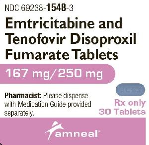 Imprint AC53 - emtricitabine/tenofovir 167 mg / 250 mg