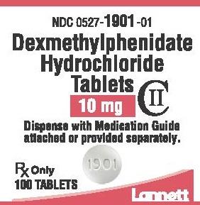 Image 1 - Imprint LCI 1901 - dexmethylphenidate 10 mg