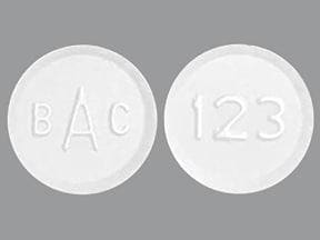 Image 1 - Imprint BAC 123 - acetaminophen/butalbital/caffeine 325 mg / 50 mg / 40 mg