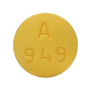 Image 1 - Imprint A 949 - lamotrigine 25 mg