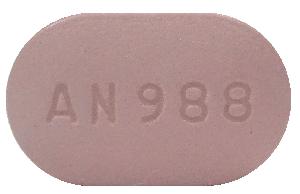 Image 1 - Imprint AN 988 - lamotrigine 250 mg