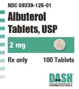 Image 1 - Imprint D 126 - albuterol 2 mg