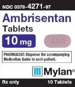 Imprint M AN1 - ambrisentan 10 mg