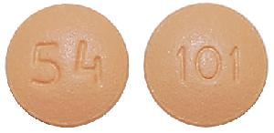 Imprint 54 101 - bosentan 62.5 mg