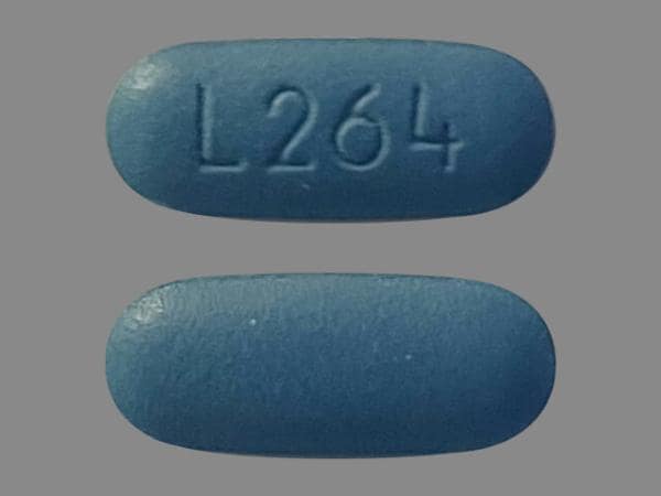 Image 1 - Imprint L264 - diphenhydramine/naproxen diphenhydramine hydrochloride 25 mg / naproxen sodium 220 mg