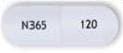 Image 1 - Imprint N365 120 - diltiazem 120 mg