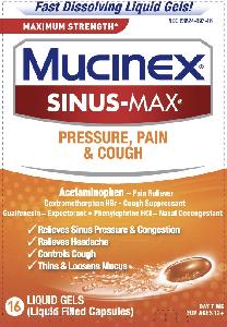 Image 1 - Imprint PC26 - Mucinex Sinus-Max Pressure, Pain & Cough acetaminophen 325 mg / dextromethorphan HBr 10 mg / guaifenesin 200 mg / phenylephrine HCl 5 mg