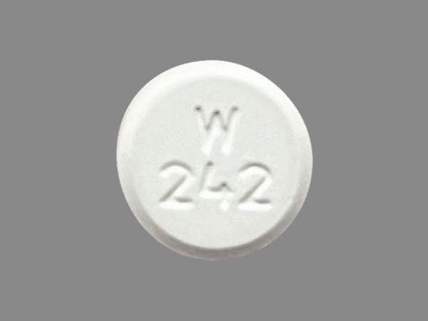 Image 1 - Imprint W242 - acetaminophen/codeine 300 mg / 30 mg