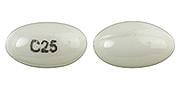 Image 1 - Imprint C25 - cyclosporine 25 mg