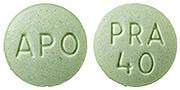 Image 1 - Imprint APO PRA 40 - pravastatin 40 mg