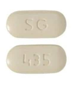 Image 1 - Imprint SG 435 - naproxen 375 mg