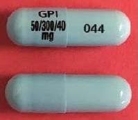 GPI 50/300/40 mg 044 - Acetaminophen, Butalbital and Caffeine