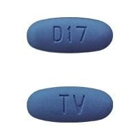 Pill Finder Tv D Blue Elliptical Oval Medicine