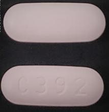 Image 1 - Imprint C392 - deferasirox 180 mg