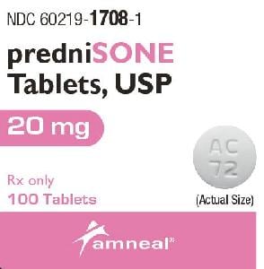 Image 1 - Imprint AC 72 - prednisone 20 mg