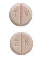 Pill Finder: T V 2 K Orange Round - Medicine.com