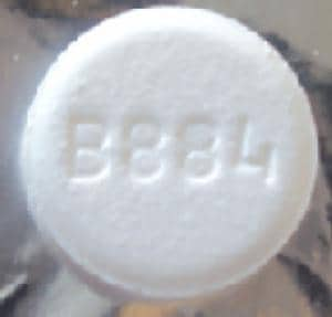 Image 1 - Imprint B884 - acetazolamide 125 mg