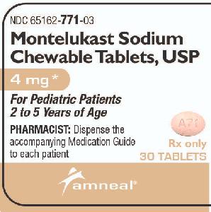 Image 1 - Imprint A 71 - montelukast 4 mg