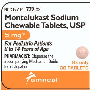 Image 1 - Imprint A 72 - montelukast 5 mg