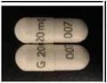 Image 1 - Imprint G 20mg 007 - dexmethylphenidate 20 mg