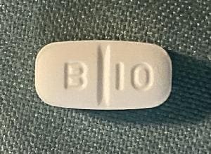 Image 1 - Imprint B 10 - buspirone 10 mg