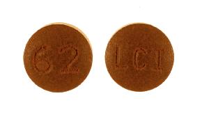 Image 1 - Imprint LCI 62 - chlorpromazine 25 mg