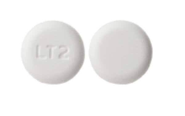 Image 1 - Imprint LT2 - lamotrigine 50 mg