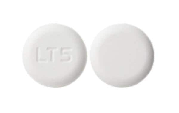 Image 1 - Imprint LT5 - lamotrigine 200 mg