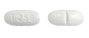 T 258 - Acetaminophen and Hydrocodone Bitartrate