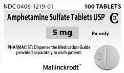 Image 1 - Imprint M 5 - amphetamine 5 mg