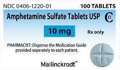 Image 1 - Imprint M 1 0 - amphetamine 10 mg