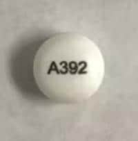 Imprint A392 - hydrocodone 20 mg