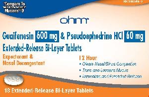 058 - Guaifenesin and Pseudoephedrine Hydrochloride Extended Release