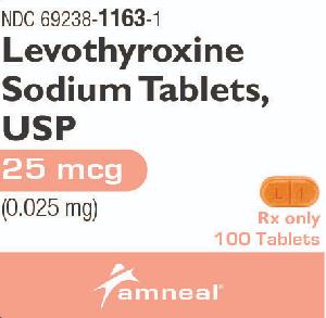 Image 1 - Imprint A N L 1 - levothyroxine 25 mcg (0.025 mg)