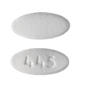 Image 1 - Imprint 445 - metformin 500 mg