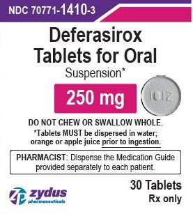 Image 1 - Imprint 1012 - deferasirox 250 mg