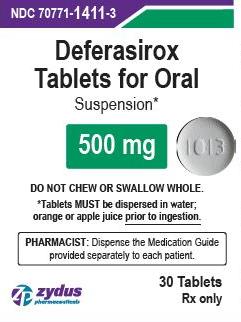 Image 1 - Imprint 1013 - deferasirox 500 mg