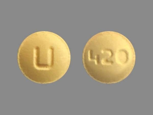 Image 1 - Imprint U 420 - amitriptyline 25 mg