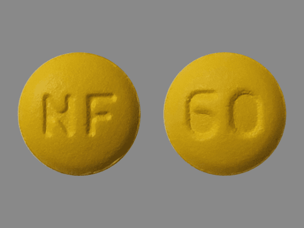 Image 1 - Imprint NF 60 - nifedipine 60 mg