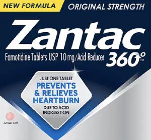 Image 1 - Imprint CC 58 - Zantac 360 famotidine 10 mg