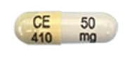 Image 1 - Imprint CE 410 50 mg - doxycycline 50 mg