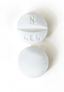Image 1 - Imprint N 484 - pyrazinamide 500 mg