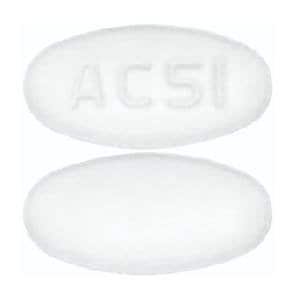 Image 1 - Imprint AC51 - emtricitabine/tenofovir 100 mg / 150 mg