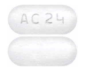 Image 1 - Imprint AC24 - emtricitabine/tenofovir 200 mg / 300 mg