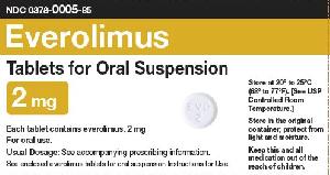 M EVD 2 - Everolimus (for Oral Suspension)