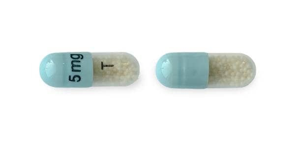 Image 1 - Imprint 5 mg T - amphetamine/dextroamphetamine 5 mg