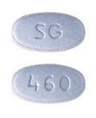 Image 1 - Imprint SG 460 - carbidopa/levodopa 25 mg / 100 mg