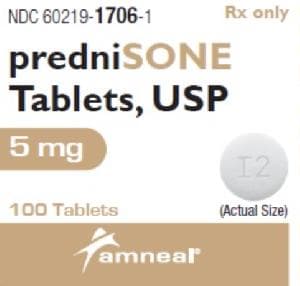 Image 1 - Imprint I2 - prednisone 5 mg