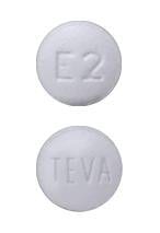 Image 1 - Imprint TEVA E2 - erlotinib 25 mg
